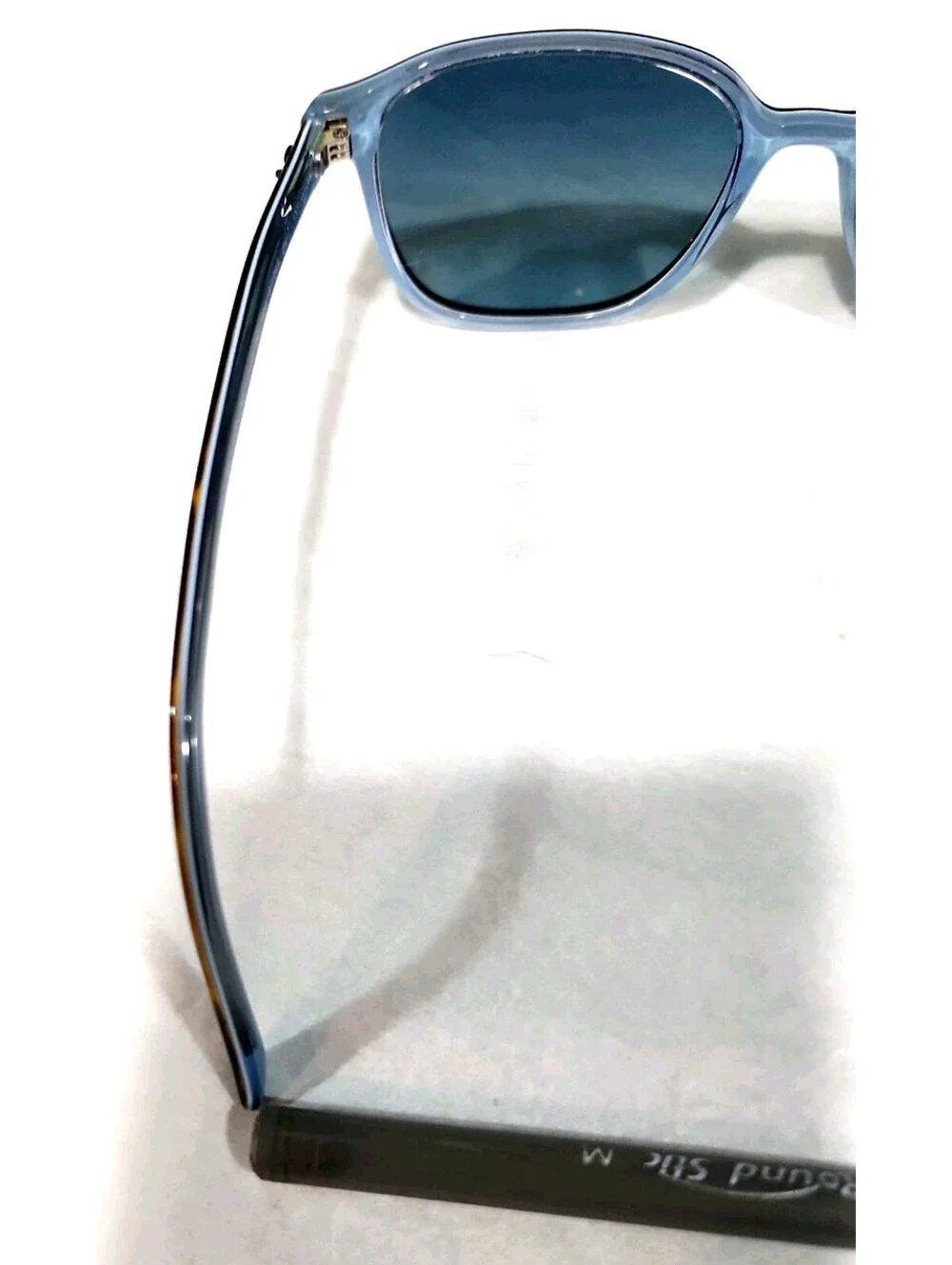 Ray Ban RB2193 1316/3M Lg Sz Tortoise Blue Square Sunglasses 53-18 145 Read
